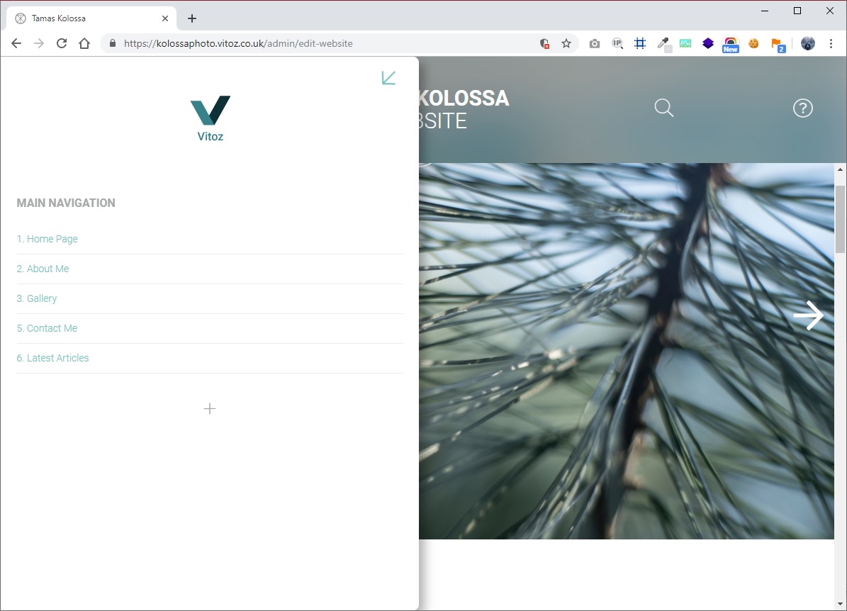 vitoz website cms